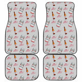 Budweiser Car Floor Mats Beer Lover Gift Idea 195016 - YourCarButBetter