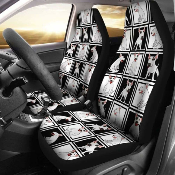 Bull Terrier Car Seat Covers 01 110424 - YourCarButBetter