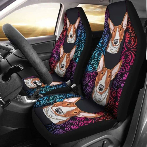 Bull Terrier Car Seat Covers 06 110424 - YourCarButBetter
