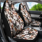 Bull Terrier Full Face Car Seat Covers 110424 - YourCarButBetter