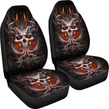 Burning Skull - Seat Covers For Car 103131 - YourCarButBetter