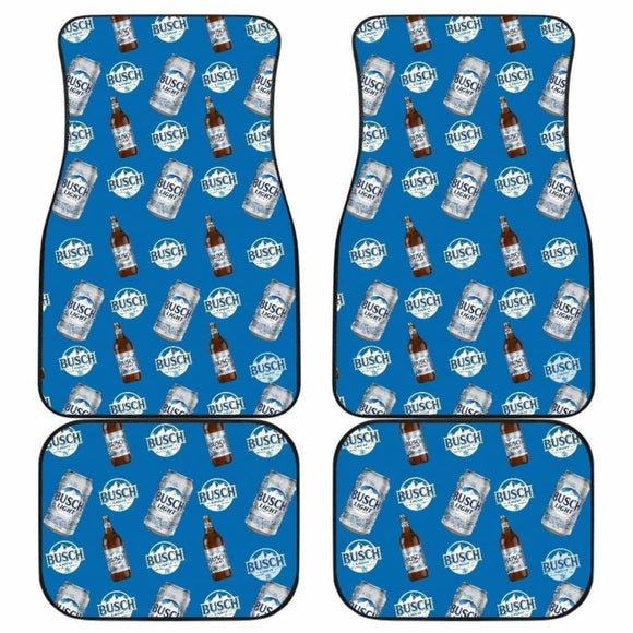 Busch Light Car Floor Mats Beer Lover Gift Idea 195016 - YourCarButBetter