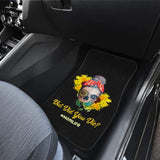 But Did You Die Mom Life Skull Bandana Sunflower Lovers Car Floor Mats 1 211503 - YourCarButBetter