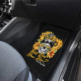 But Did You Die Mom Life Skull Bandana Sunflower Lovers Car Floor Mats 4 211503 - YourCarButBetter