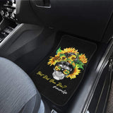 But Did You Die Mom Life Skull Bandana Sunflower Lovers Car Floor Mats 5 211503 - YourCarButBetter