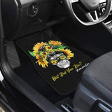 But Did You Die Mom Life Skull Bandana Sunflower Lovers Car Floor Mats 5 211503 - YourCarButBetter