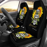 But Did You Die Mom Life Skull Bandana Sunflower Lovers Car Seat Covers 3 211503 - YourCarButBetter