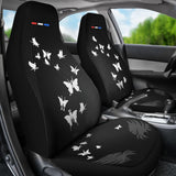 Butterflies W Ak47S In Deuce Flight (2Nd Amendment) Pattern Car Seat Covers 101819 - YourCarButBetter