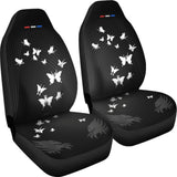 Butterflies W Ak47S In Deuce Flight (2Nd Amendment) Pattern Car Seat Covers 101819 - YourCarButBetter