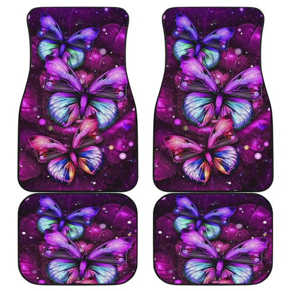 Butterfly Beauty Art Car Floor Mats Amazing Gift Ideas 210303 - YourCarButBetter