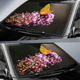 Butterfly Botanical Garden Poland 4K Car Sun Shade 172609 - YourCarButBetter