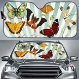 Butterfly Collage Auto Sun Shade 172609 - YourCarButBetter