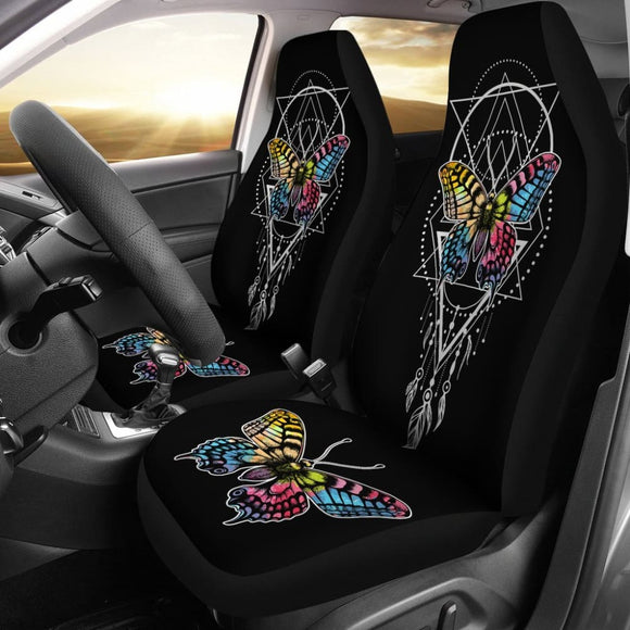 Butterfly Feather Car Seat Covers 184610 - YourCarButBetter