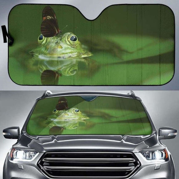 Butterfly Frog Car Auto Sun Shades 172609 - YourCarButBetter