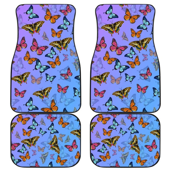 Butterfly Front And Back Car Mats 184610 - YourCarButBetter