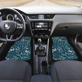 Butterfly Leaves Pattern Front And Back Car Mats 202905 - YourCarButBetter