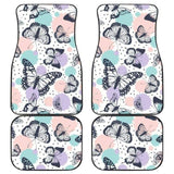 Butterfly Pattern Front And Back Car Mats 202905 - YourCarButBetter