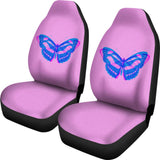 Butterfly Pink and Blue Car Seat Covers 211301 - YourCarButBetter