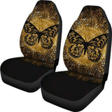 Butterfly Zen Gold Car Seat Covers 171204 - YourCarButBetter