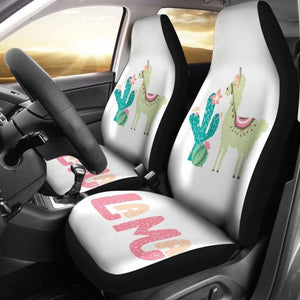 Cactus And Llama Car Seat Covers 04 102802 - YourCarButBetter