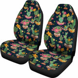 Cactus Flower Pattern Car Seat Covers 105905 - YourCarButBetter