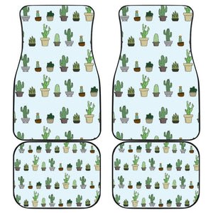 Cactus Succulent Plant Car Floor Mats 212601 - YourCarButBetter