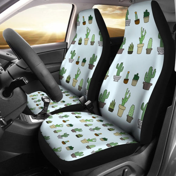 Cactus Succulent Plant Car Seat Covers 212601 - YourCarButBetter