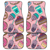 Cake Dessert Pattern Print Car Floor Mats 211706 - YourCarButBetter