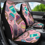 Cake Dessert Pattern Print Car Seat Covers 211706 - YourCarButBetter