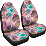 Cake Dessert Pattern Print Car Seat Covers 211706 - YourCarButBetter