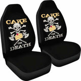 Cake Or Death Car Seat Covers 192609 - YourCarButBetter