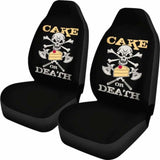 Cake Or Death Car Seat Covers 192609 - YourCarButBetter