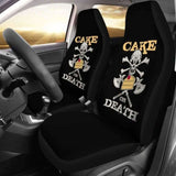 Cake Or Death Car Seat Covers 192609 - YourCarButBetter