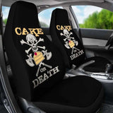 Cake Or Death Car Seat Covers 192609 - YourCarButBetter