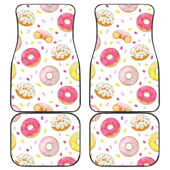 Cake Pattern Donut Car Floor Mats 211706 - YourCarButBetter