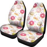 Cake Pattern Donut Car Seat Covers 211706 - YourCarButBetter