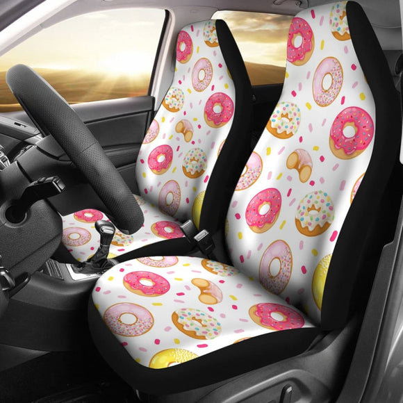 Cake Pattern Donut Car Seat Covers 211706 - YourCarButBetter