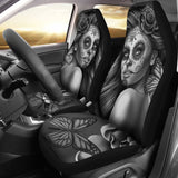 Calavera Fresh Look Design #2 Car Seat Covers (Vintage Retro) 094201 - YourCarButBetter