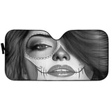 Calavera Fresh Look Design #3 Auto Sun Shade (Vintage Retro) 094201 - YourCarButBetter