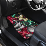 Calavera Sugar Skull Kissing Car Floor Mats 210301 - YourCarButBetter