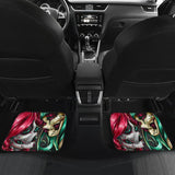 Calavera Sugar Skull Kissing Car Floor Mats 210301 - YourCarButBetter