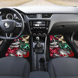 Calavera Sugar Skull Kissing Car Floor Mats 210301 - YourCarButBetter