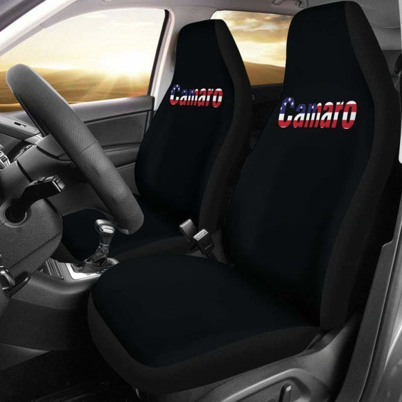 Camaro American Flag Design Seat Covers 160830 - YourCarButBetter