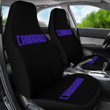 Camaro Blue Letter Seat Covers 210402 - YourCarButBetter