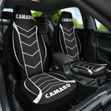 Camaro Gloss Black Car Seat Covers 210901 - YourCarButBetter