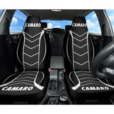 Camaro Gloss Black Car Seat Covers 210901 - YourCarButBetter