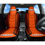 Camaro Hugger Orange Car Seat Covers 210901 - YourCarButBetter
