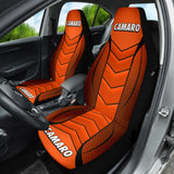 Camaro Hugger Orange Car Seat Covers 210901 - YourCarButBetter