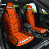 Camaro Hugger Orange Car Seat Covers 210901 - YourCarButBetter