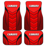 Camaro Red Car Floor Mats 210901 - YourCarButBetter